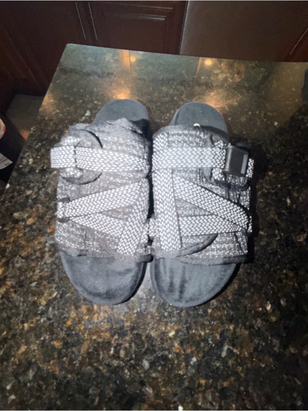 Black Draco Slides – Brand New (Tried On Only)